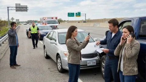 Qué hacer tras sufrir un accidente de auto en Estados Unidos