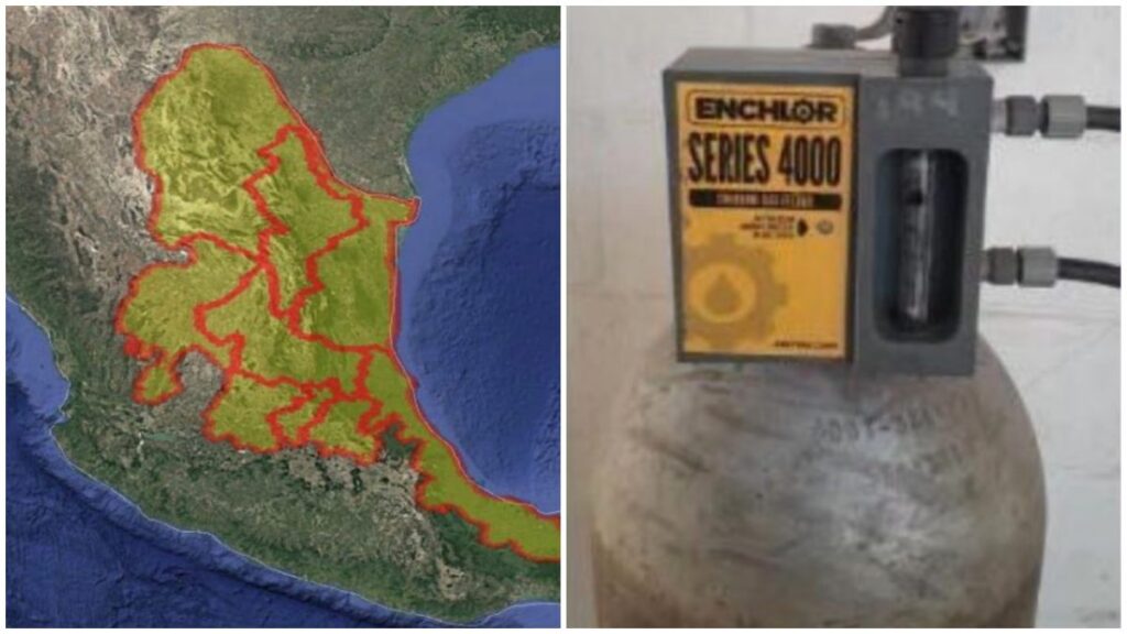 El robo de un tanque de gas cloro, que después fue recuperado, activó la alerta en varios estados de la República
