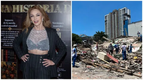 Sismo de 7.4 sorprende a Laura Flores y su hija en aeropuerto de Colombia