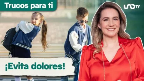 Truco para acomodar la mochila de tu hijo y evitar dolores de espalda
