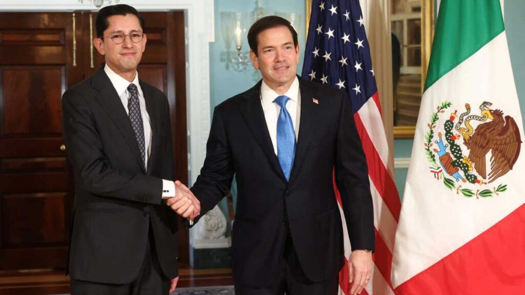 México y Estados Unidos destacan avances en seguridad durante reunión de Roberto Velasco y Marco Rubio