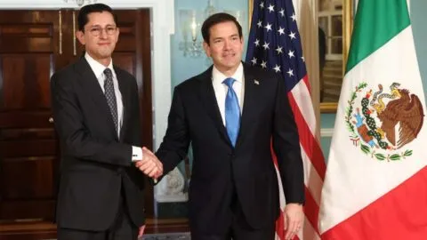 Marco Rubio pide a Roberto Velasco desmantelar cárteles, frenar fentanilo y migración ilegal