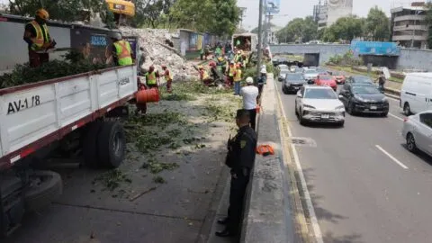 Cierre en Viaducto y Minería por derrumbe en Miguel Hidalgo; aquí rutas alternas
