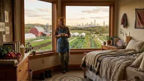 Vivir gratis en Nueva York: buscan voluntarios para una granja con habitación privada y comida