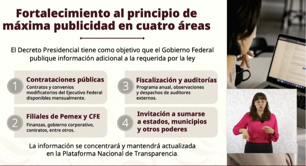 Captura de la Mañanera.