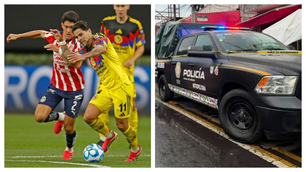 operativo de seguridad para el clásico América vs Chivas