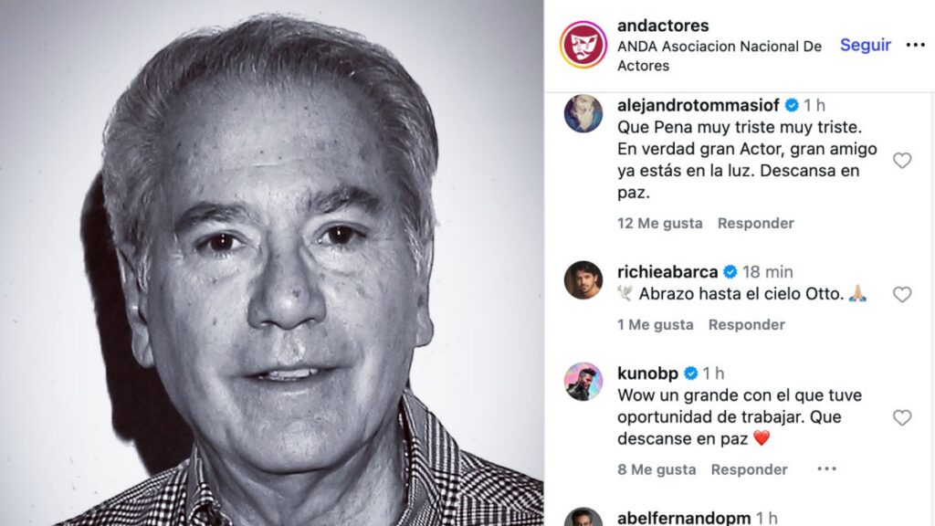 Muere Otto Sirgo a los 79 años.