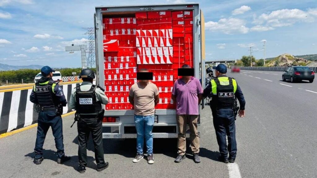 La Secretaría de Seguridad y Paz de Guanajuato aseguró tenis falsos.