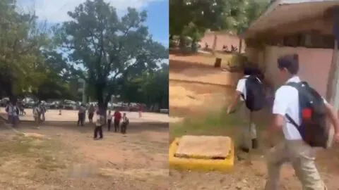 VIDEO: estudiantes corren tras escucharse detonaciones en Mazatlán