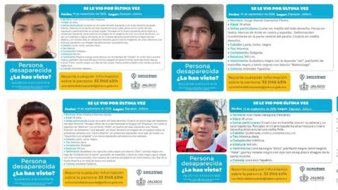 Difunden video del momento en que comando se lleva a 4 jóvenes en Zapopan, Jalisco