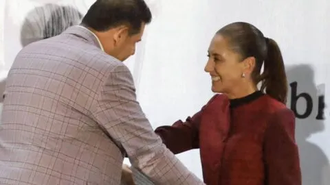 Sheinbaum destaca en Puebla resultados en bienestar y soberanía