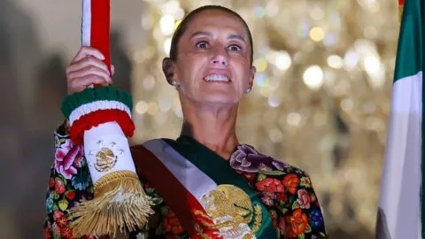 Los vestidos de Claudia Sheinbaum en el Desfile Militar, el Grito de Independencia y otros momentos clave