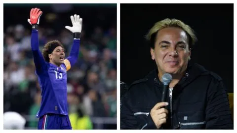 Cristian Castro sorprende a Memo Ochoa y le dedica canción en pleno concierto