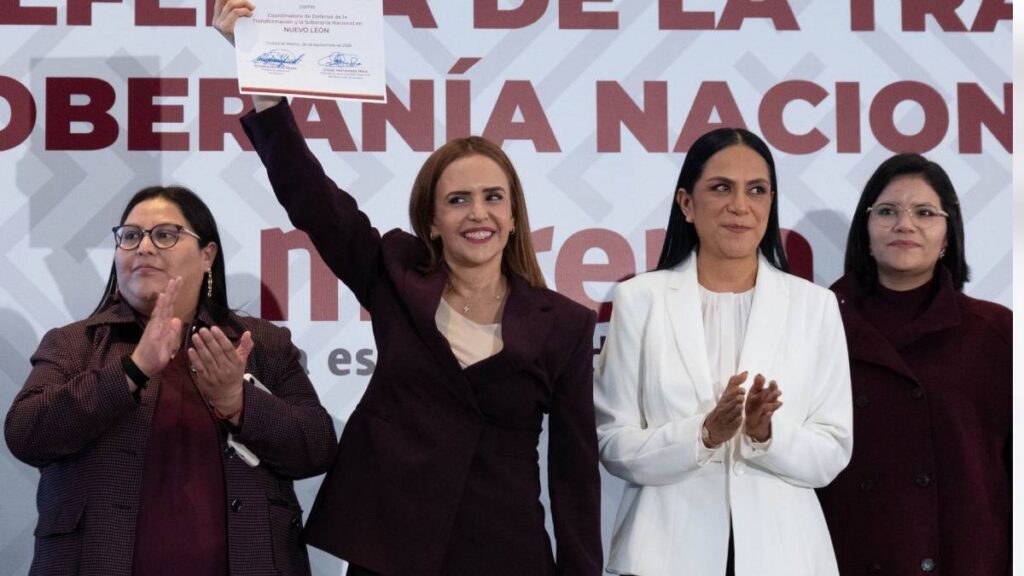 Clara Luz Flores, coordinadora estatal de la Transformación en Nuevo León