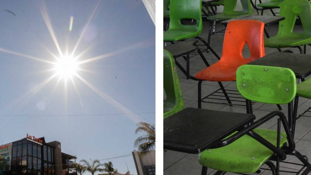 Calor extremo obliga a suspender clases presenciales