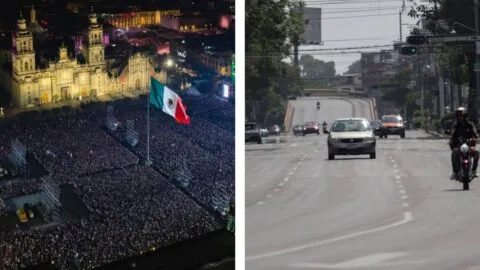 Cierres y alternativas viales por el 15 y 16 de septiembre en CDMX