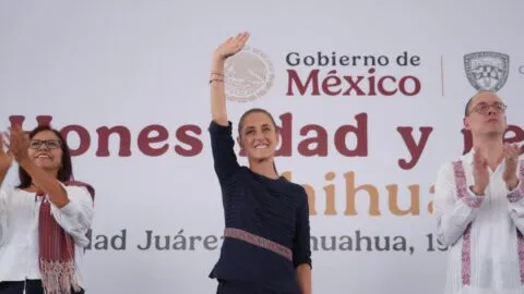 Desde Ciudad Juárez, Sheinbaum llama a defender la soberanía de México