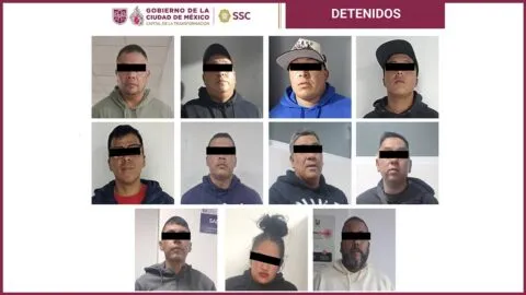 Detienen a 11 personas en Iztacalco tras daños a una camioneta