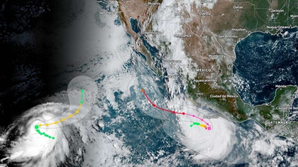 Si Odalys y Polo se encuentran, provocarán un efecto Fujiwhara