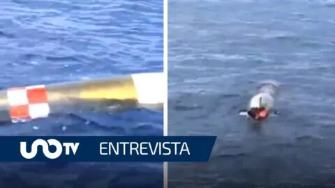 ¿Torpedo en aguas de Ensenada? Pescadores narran cómo lo encontraron