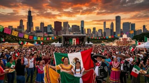 Esta gran fiesta mexicana regresa a Chicago pese al temor a ICE: cuándo y dónde será el Grito 2026