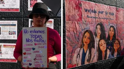 Al menos 6 estudiantes y mujeres desaparecidas, entre las víctimas recientes de feminicidio en México