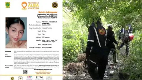 Buscan a Fernanda con drones y binomios caninos en montes de Yucatán