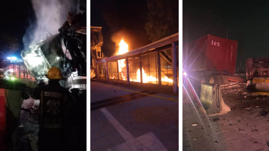 La Chamapa-Lechería mantiene afectaciones hacia Toluca tras el accidente del tráiler doble remolque.