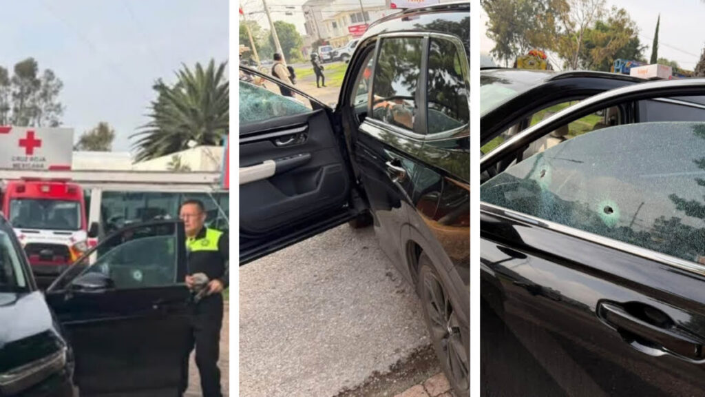 Camioneta en la que viajaban un asesor de la alcaldesa y el conductor fue atacada a balazos.