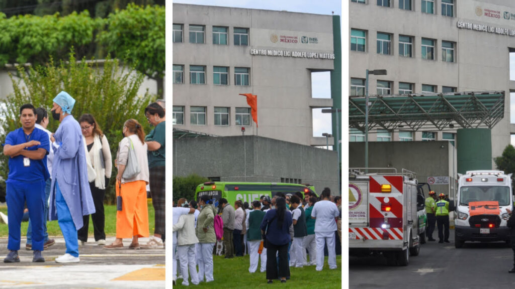 Cuerpos de emergencia acudieron al Centro Médico para atender la sobrepresión registrada en un tanque.