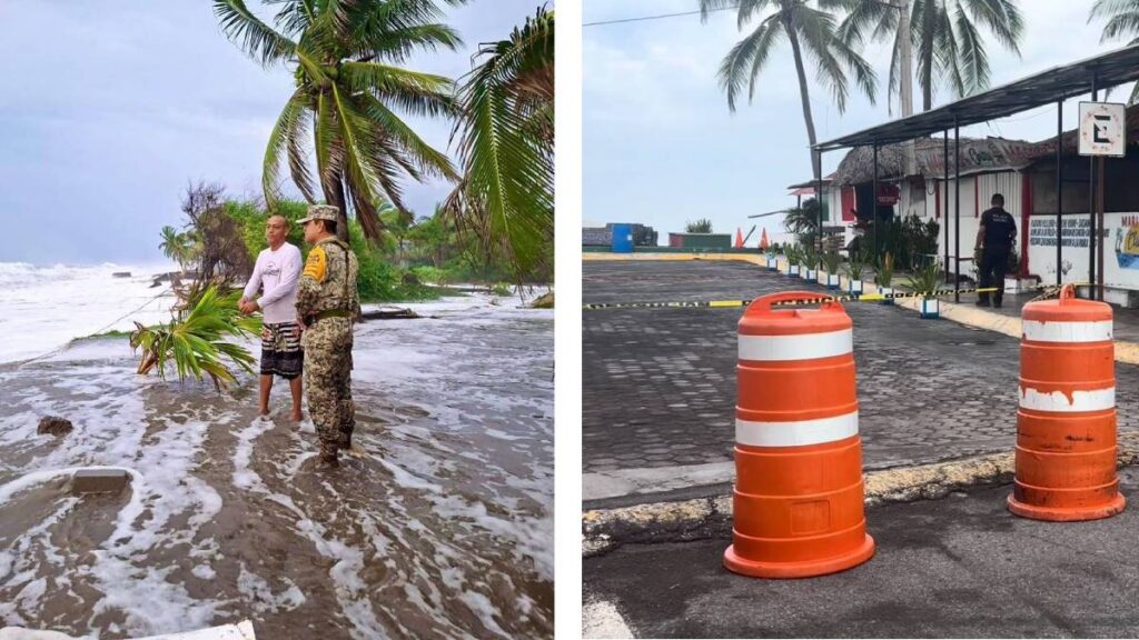 Huracán Polo en Colima y Zihuatanejo.