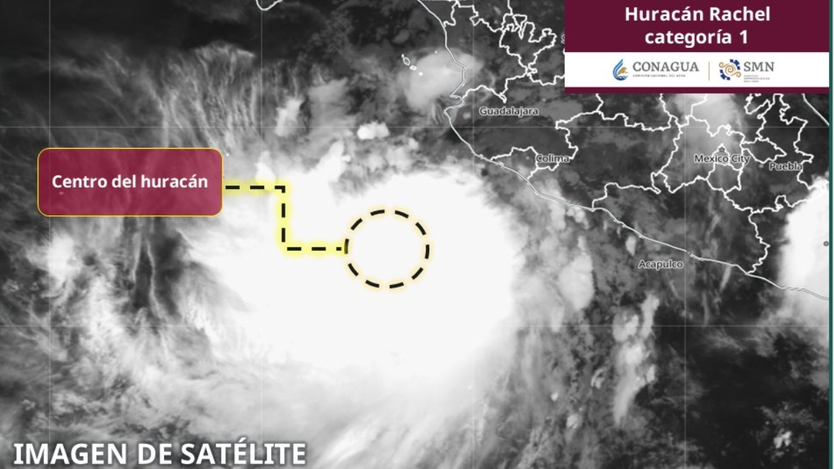 Tormenta tropical Rachel en vivo: mantiene lluvias en 4 estados mexicanos