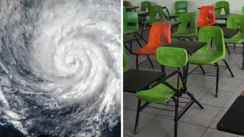 Huracán Polo provoca suspensión de clases; Guerrero y Michoacán cancelan actividades escolares