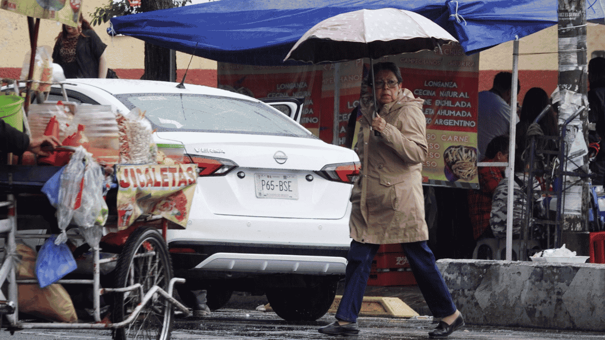 CDMX inicia la semana con lluvias y máximas de 27 grados