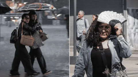 Lluvias afectarán todo el país este viernes, mientras termómetro podría superar 45 grados en dos estados