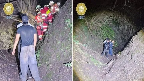Rescatan a 9 jóvenes extraviados en el Bosque de Chapultepec