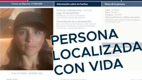 Localizan con vida a Jenny Kalindy Bolívar en CDMX tras activarse la Alerta ANBI
