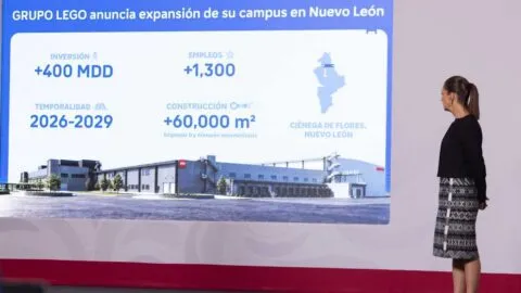 LEGO invertirá 400 millones de dólares en Nuevo León y generará mil 300 empleos