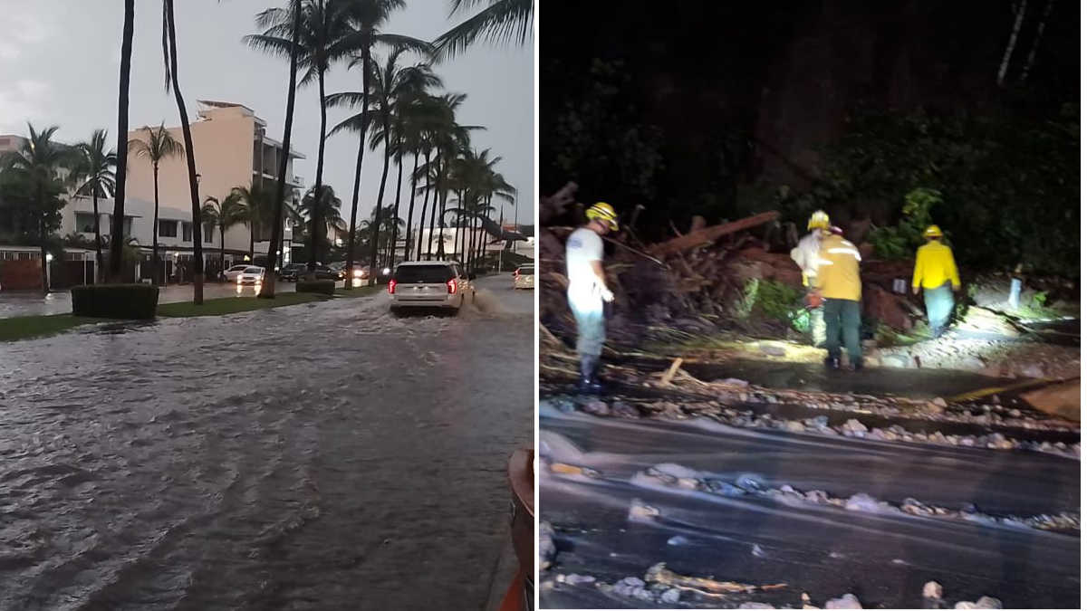 Fuertes lluvias en México provocan inundaciones y desbordamientos en estados