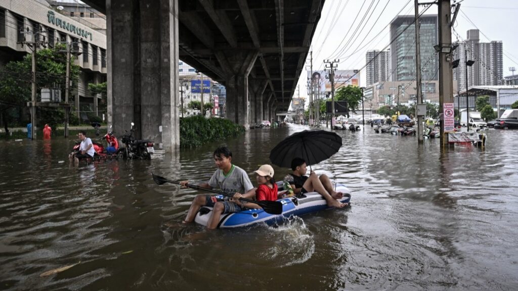 Lluvias en Tailandia suman 8 muertos en casi 2 semanas de inundaciones