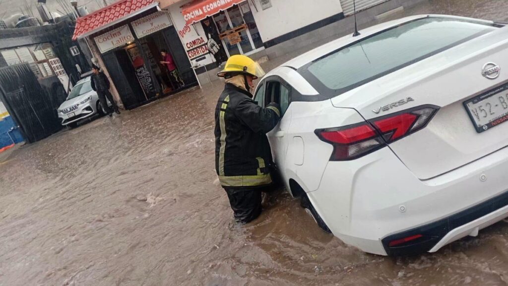 Lluvias provocan afectaciones en vialidades de la Zona Metropolitana de Pachuca