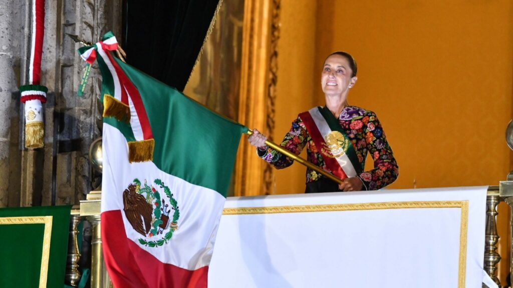 Los vivas de Sheinbaum en su segundo Grito de Independencia y quiénes fueron