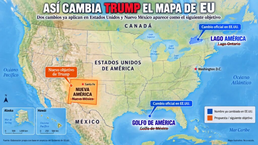Mapa de Trump