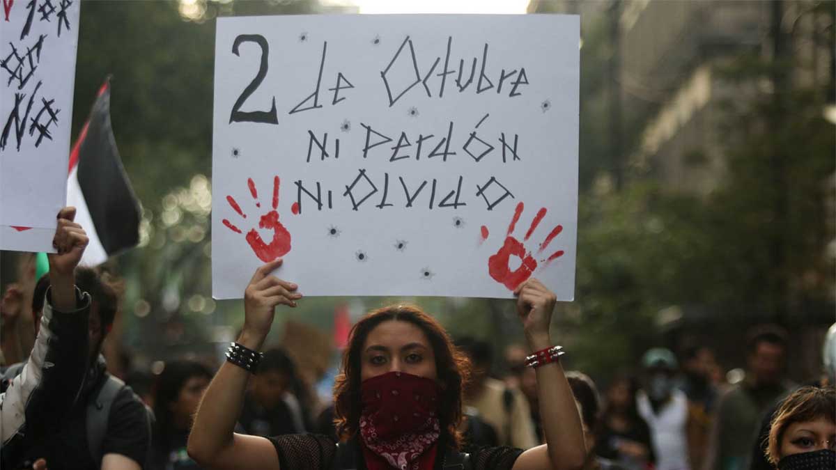 “2 de octubre no se olvida”: convocan a marcha en la CDMX a 58 años de la matanza de Tlatelolco