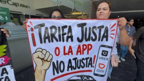 Monterrey: conductores de Uber y DiDi exigen tarifa justa