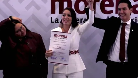 Morena nombra a Jasmine Bugarín, del PVEM, coordinadora en Nayarit
