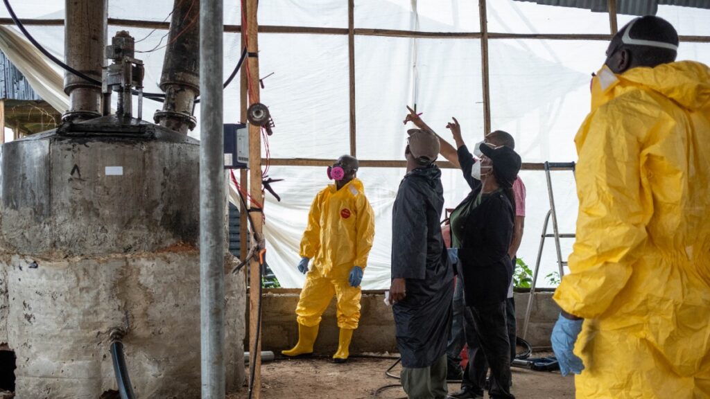 Lucha antidrogas en Nigeria.
