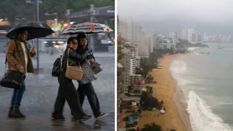 Autoridades piden extremar medidas preventivas por lluvias fuertes y oleaje en varios estados