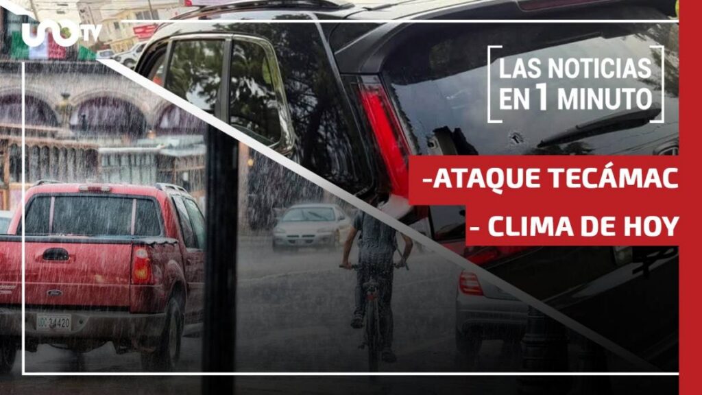 Noticias de hoy 15 de septiembre de 2026, en un minuto, hasta las 13:00 horas