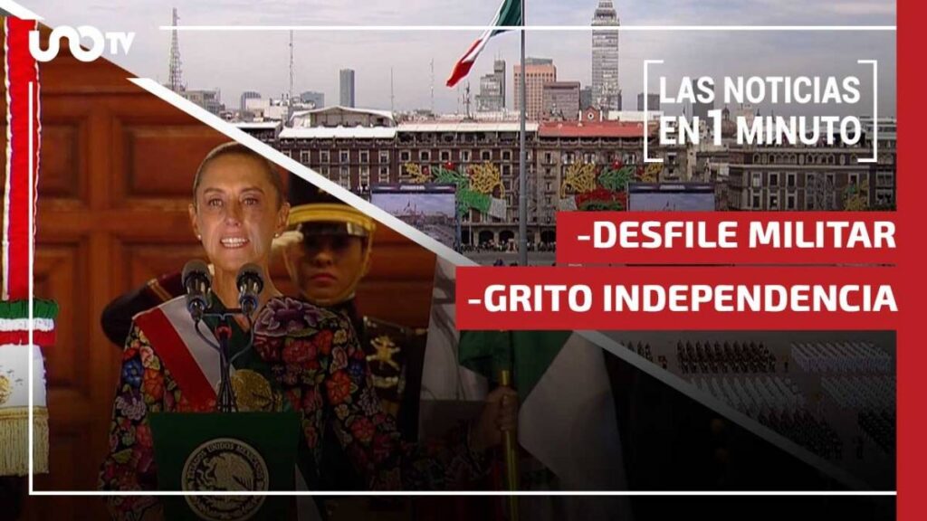Noticias de hoy 16 de septiembre de 2026, en un minuto, hasta las 13:00 horas
